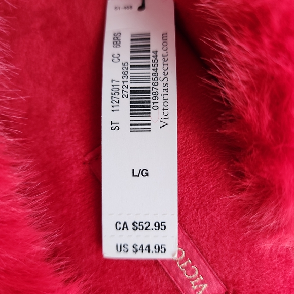 Victoria’s Secret cozy plush robe in red size M/L & Sleepers L - Picture 7 of 11